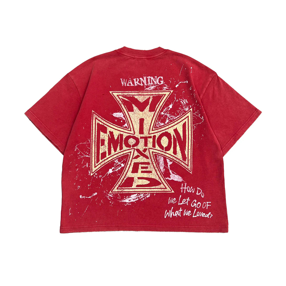 Mixed Emotion Crimson T-Shirt Red
