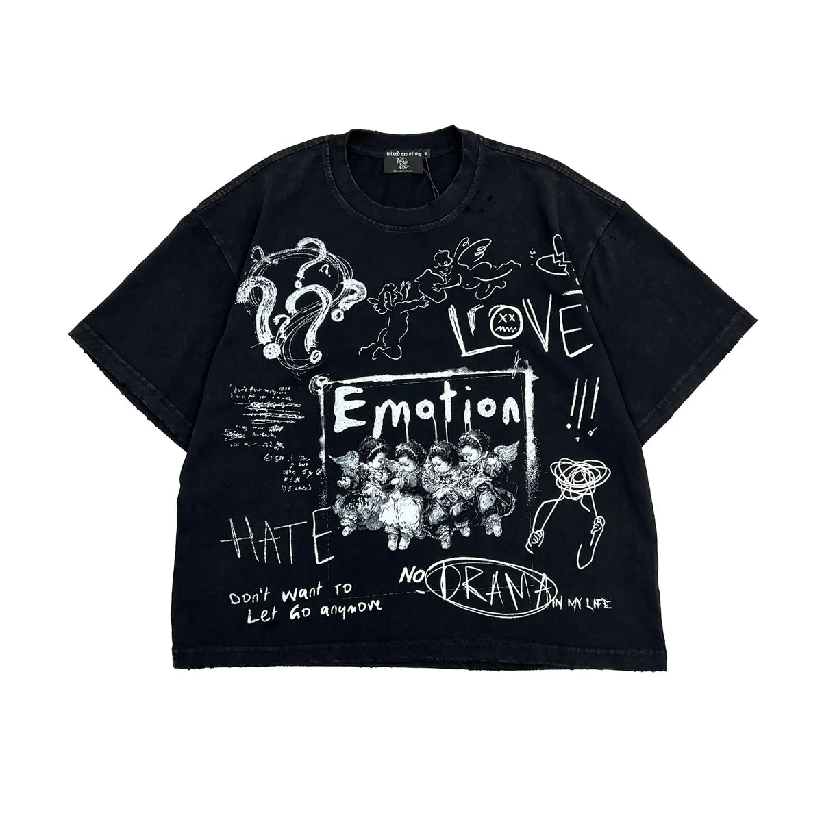 Mixed Emotion Chaos T-Shirt Black