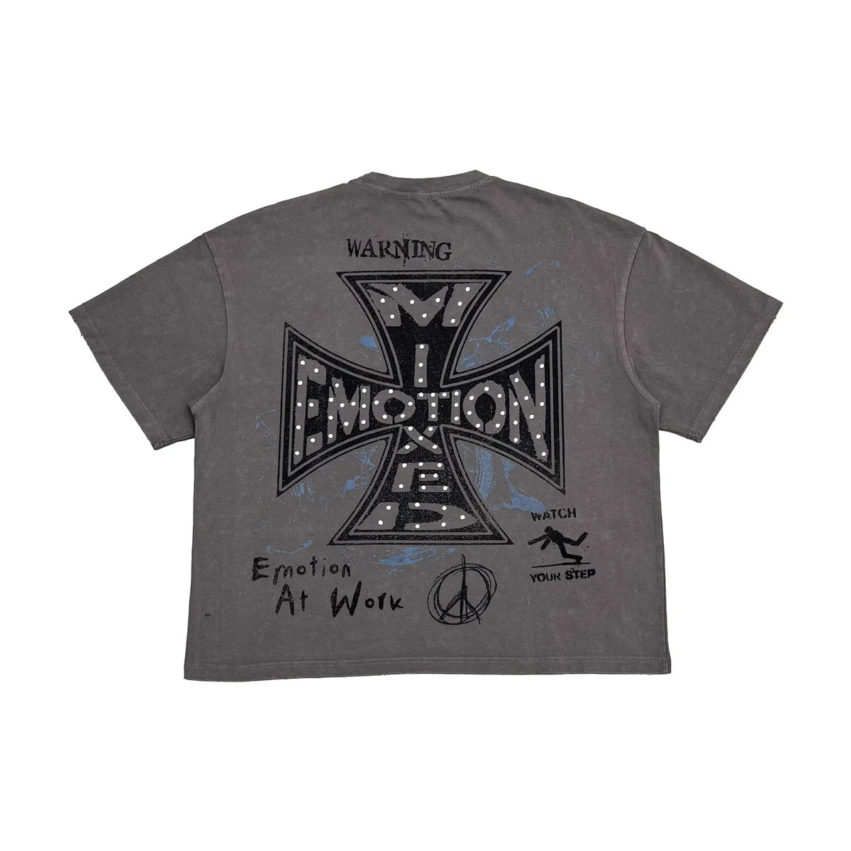 Mixed Emotion Friends T-Shirt Grey