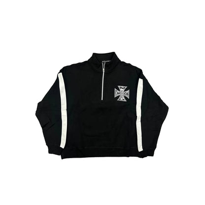 Mixed Emotion Quarter Zip Jacket Black