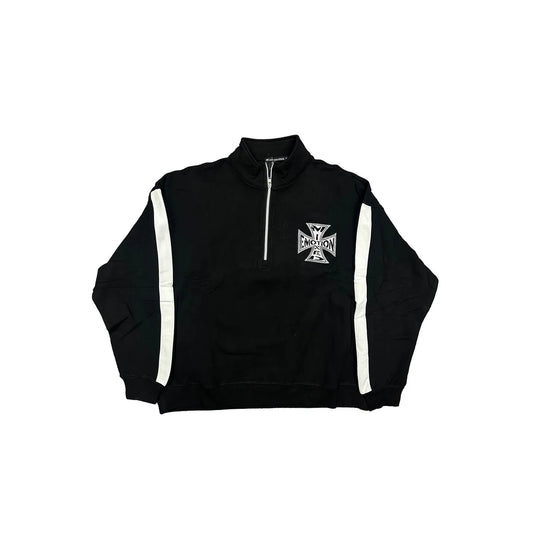 Mixed Emotion Quarter Zip Jacket Black