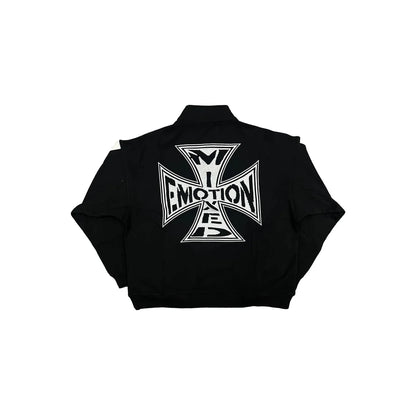 Mixed Emotion Quarter Zip Jacket Black