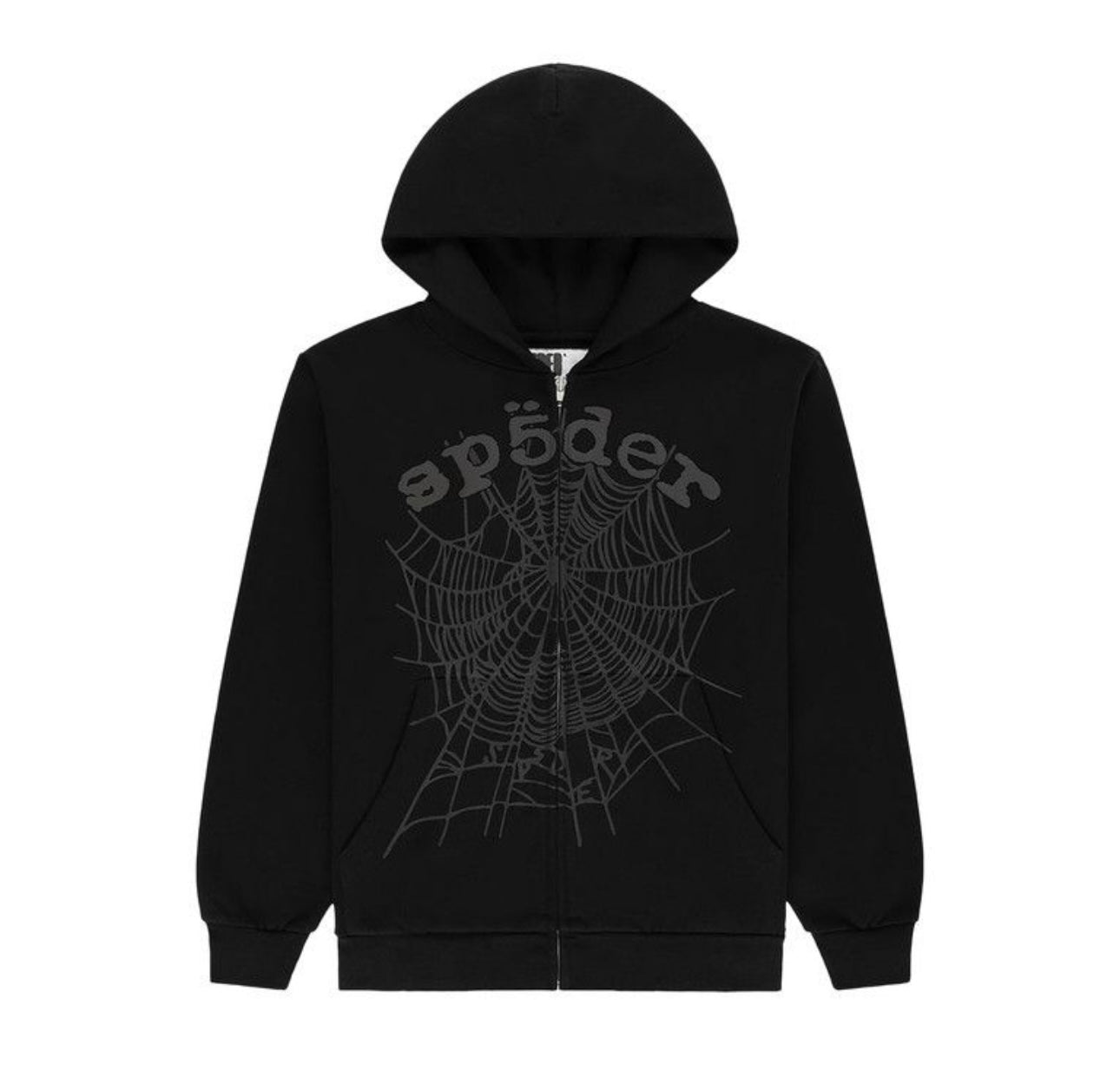 Sp5der OG Web Phantom Zip-Up Black