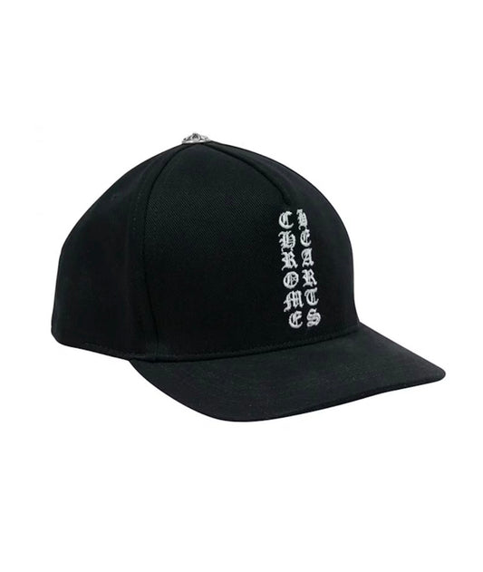Chrome Hearts Vertical Logo Hat Black