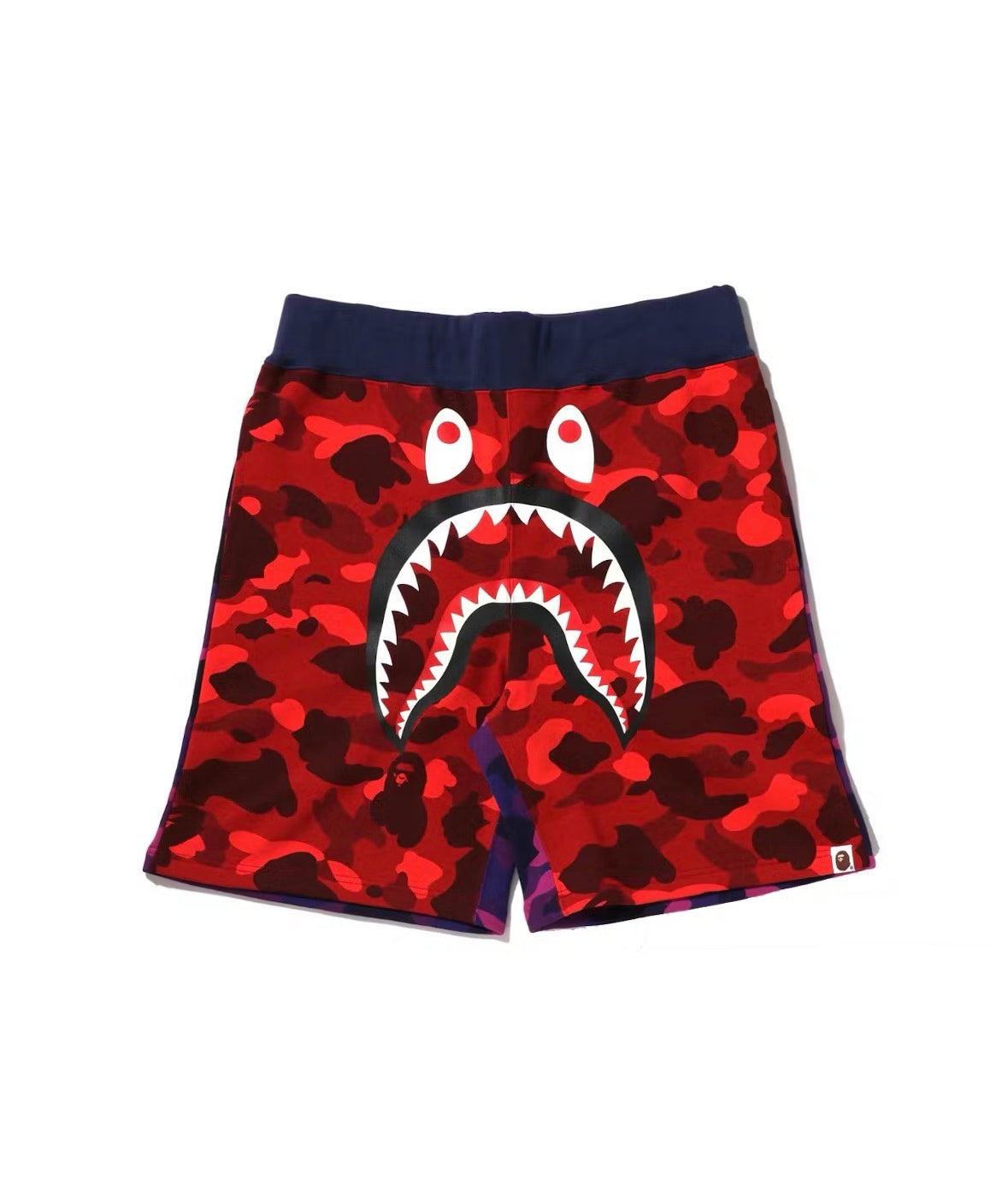 Bape Crazy Camo Shorts Red/Purple