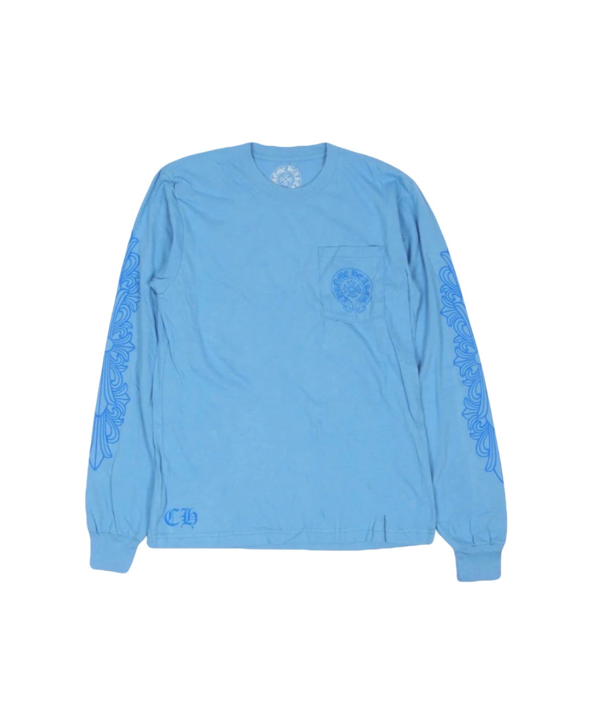Chrome Hearts Miami Horseshoe Long Sleeve Blue