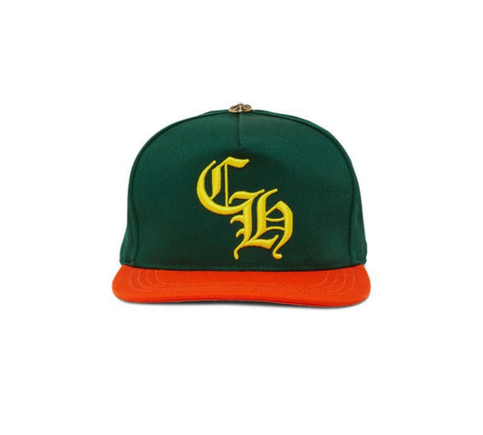 Chrome Hearts CH Miami Exclusive Baseball Hat Orange/Green/Yellow