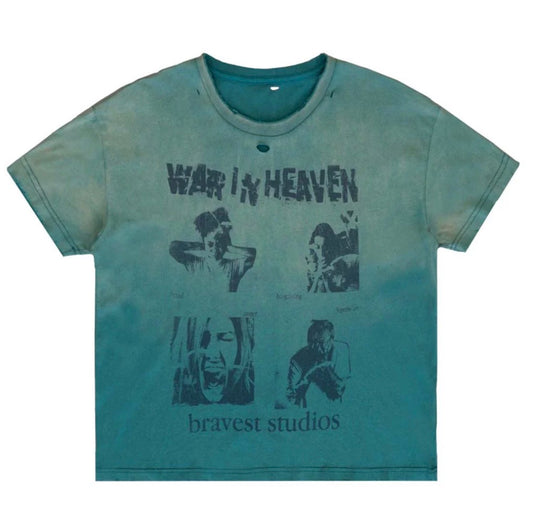 Bravest Studios Heaven Vintage T-Shirt Blue