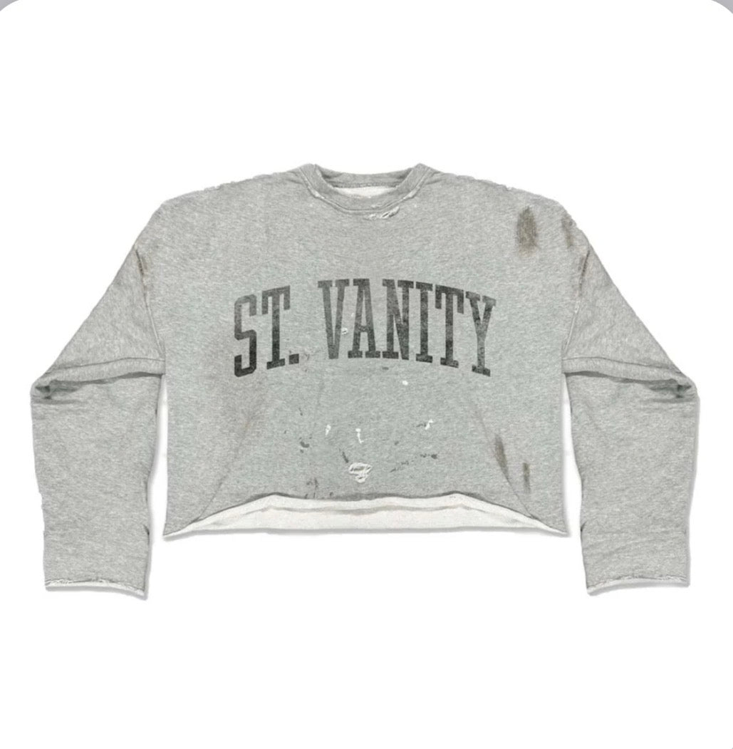 Saint Vanity Badger Crewneck Grey