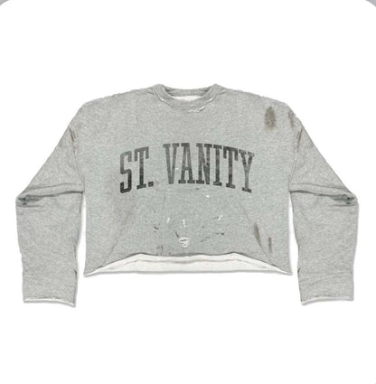 Saint Vanity Badger Crewneck Grey