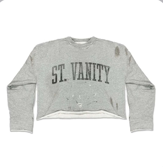 Saint Vanity Badger Crewneck Grey