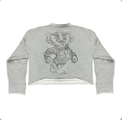 Saint Vanity Badger Crewneck Grey
