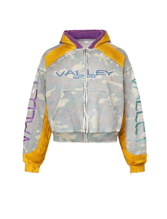 Vale Forever Boiler Room Zip-Up Camo