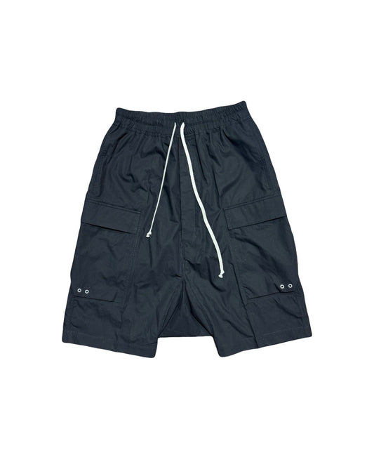 Rick Owens Cargo Pods Shorts Black