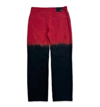Louis Vuitton Boreal Evening Monogram Jeans Black/Red