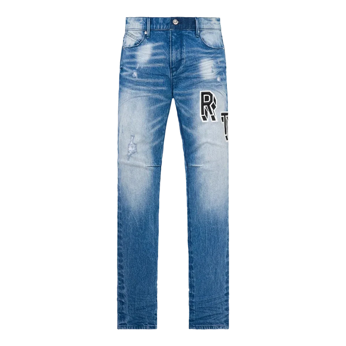 RTA Jeans Bryant 3D Embroidery Patch Blue