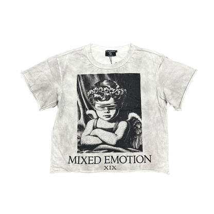 Mixed Emotion Oversized XIX T-Shirt White