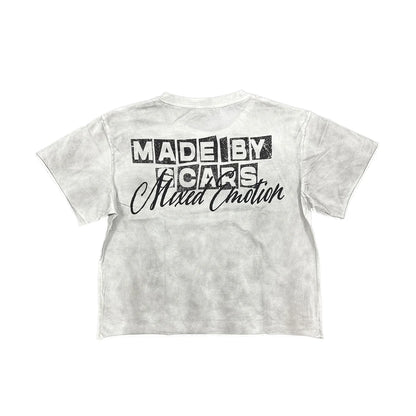 Mixed Emotion Oversized XIX T-Shirt White