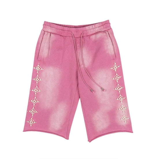 Commons Pearled Star Shorts Pink