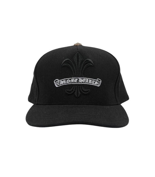 Chrome Hearts Fleur Snapback Hat Black