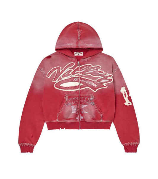 Vale Forever Religion Zip-Up Red