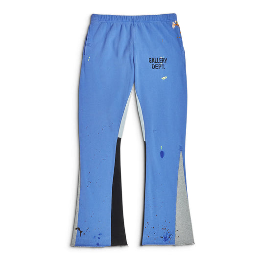Gallery Dept Painted Flare Sweatpants Blue