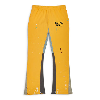 Gallery Dept Painted Flare Sweatpants Yellow