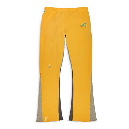 Gallery Dept Painted Flare Sweatpants Yellow
