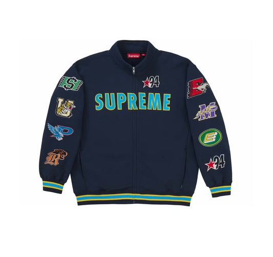 Supreme Mascots Zip-Up Navy