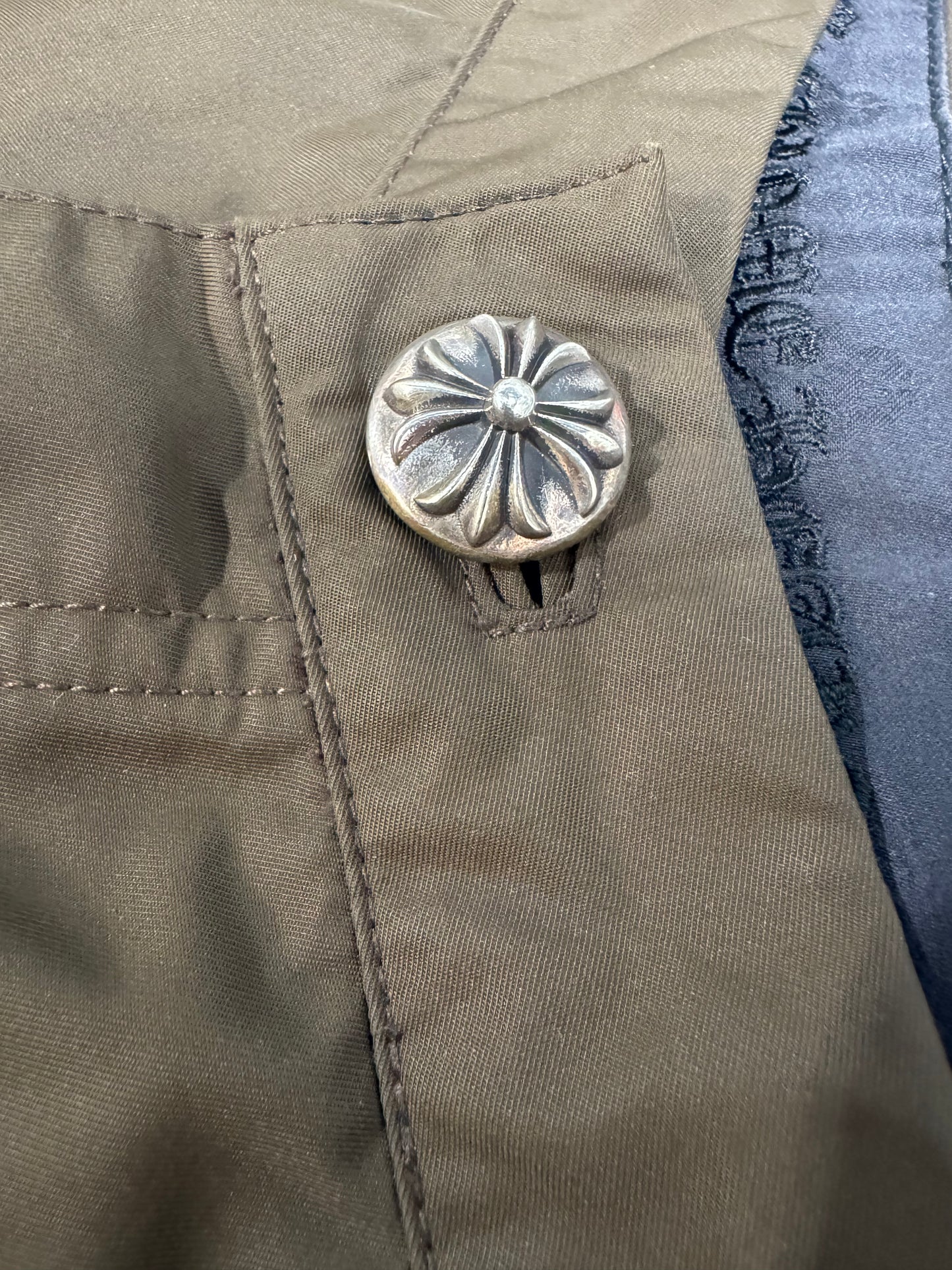 Chrome Hearts Double Knee Carpenter Shorts Brown (PRE-OWNED)