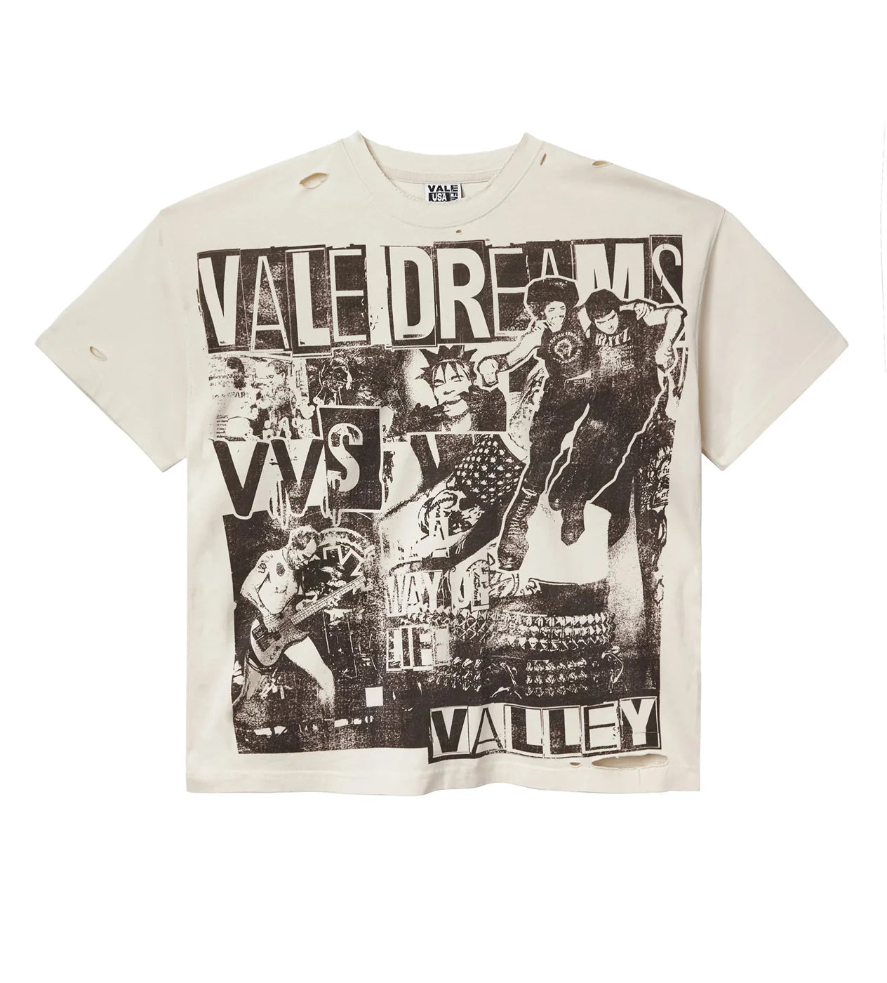 Vale Forever Moshpit T-Shirt Cream