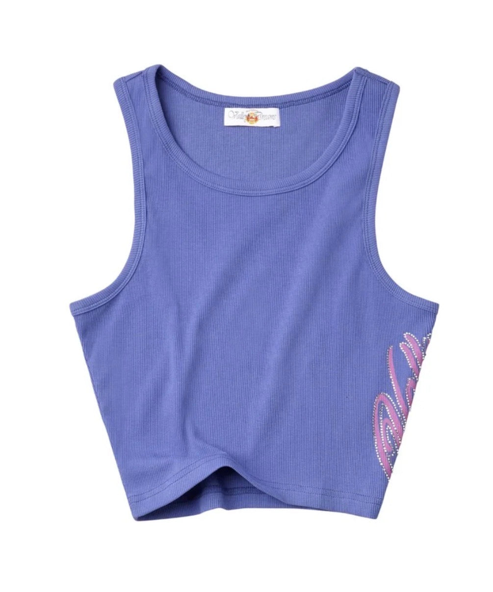Vale Forever Women's Valley Bling Tank Top Blue