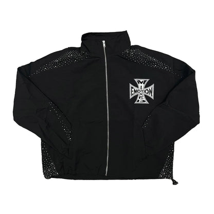 Mixed Emotion Classic Nylon Jacket Black
