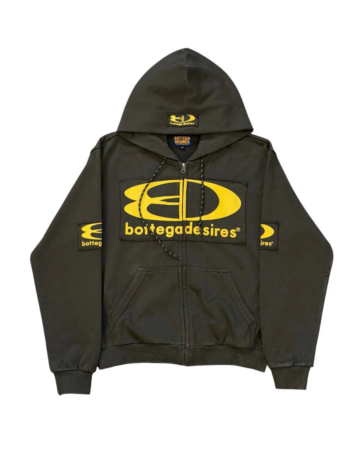 Bottega Desires Tech Zip-Up Green