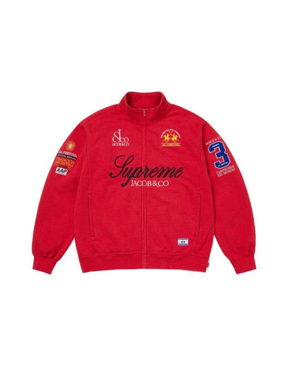 Supreme La Martina Zip-Up Red