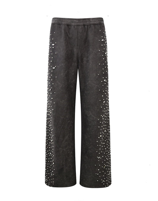 Birth Of Royal Child Cashew Blossom Pearl Sweatpants Grey
