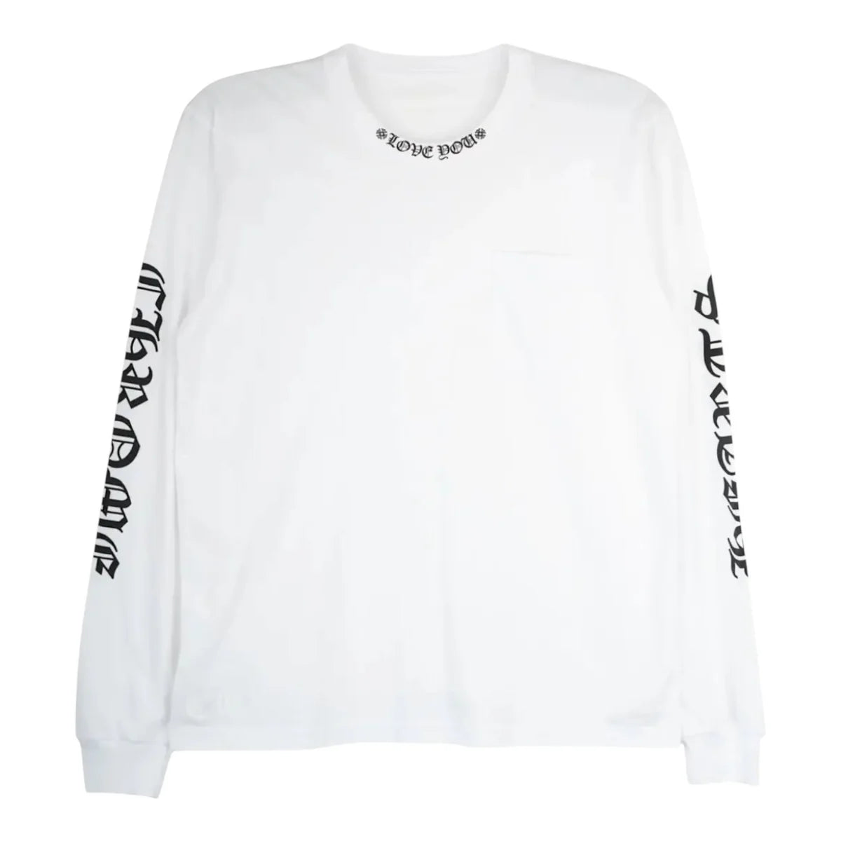 Chrome Hearts Love You Crewneck White