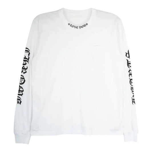 Chrome Hearts Love You Crewneck White