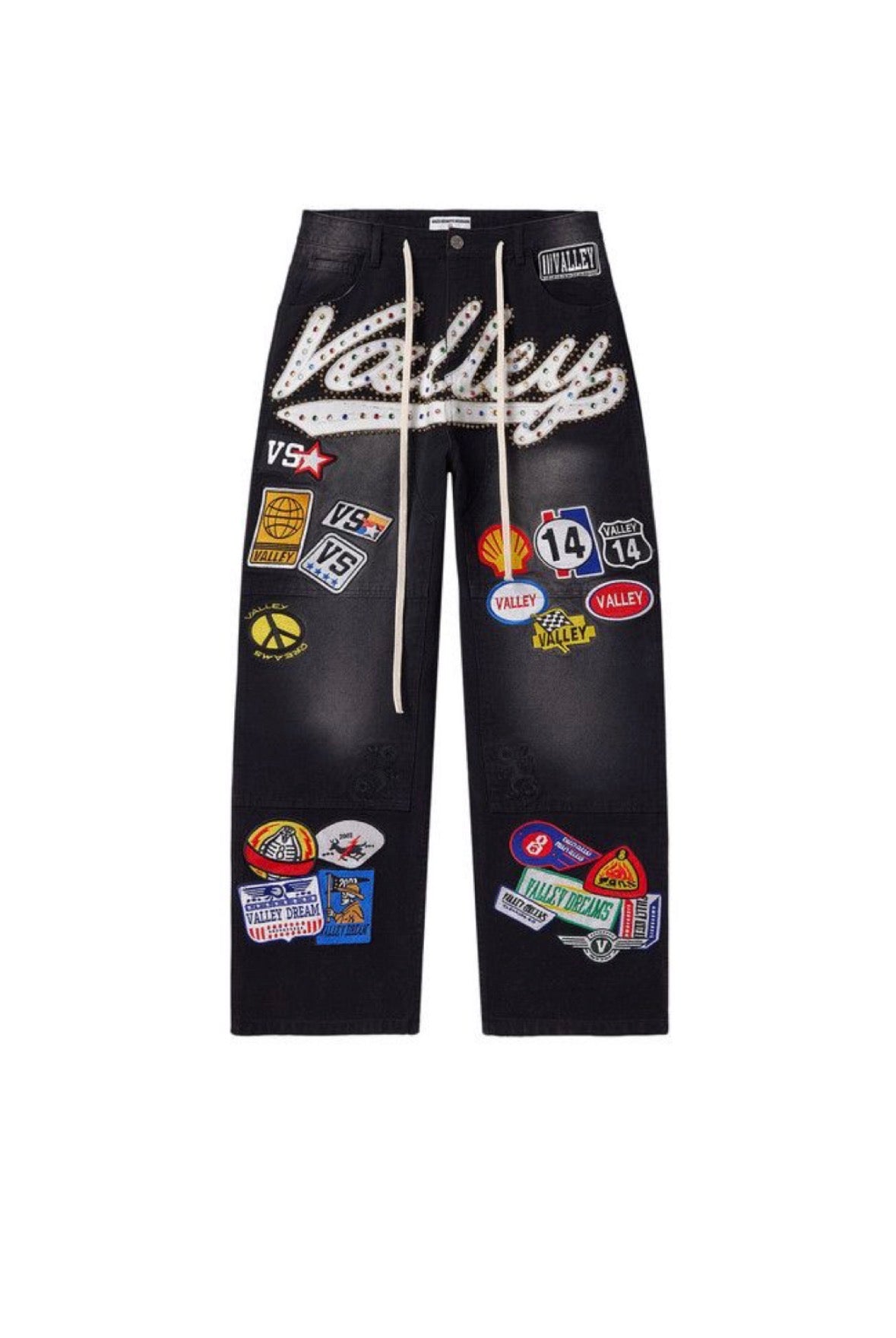 Vale forever 1980's Painters Jeans Black