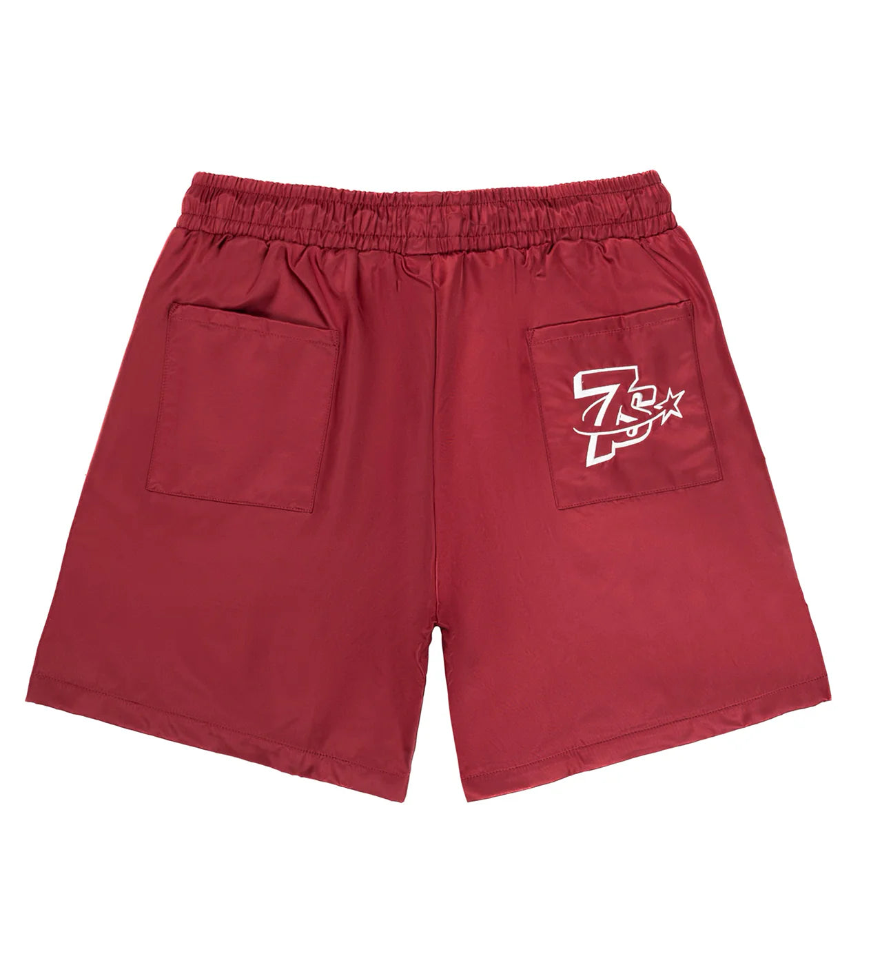 Triple Seven Nylon Shorts Red