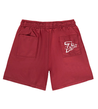 Triple Seven Nylon Shorts Red