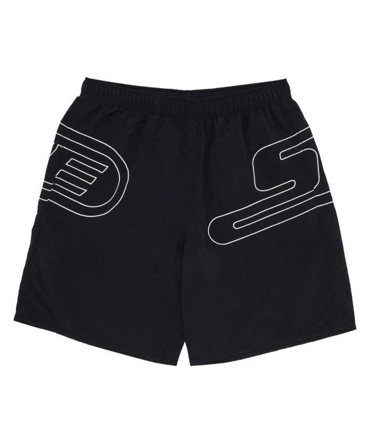 Supreme Big Logo Nylon Shorts Black