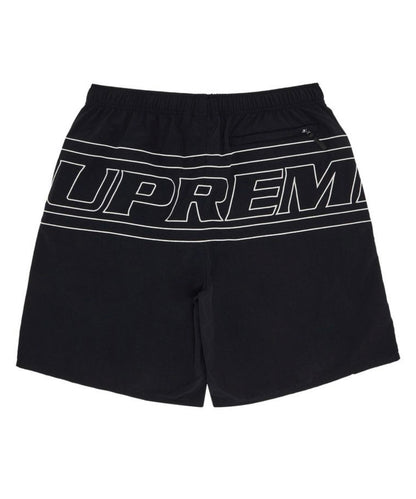 Supreme Big Logo Nylon Shorts Black