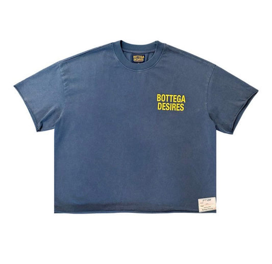 Bottega Desires Fuck Em T-Shirt Navy