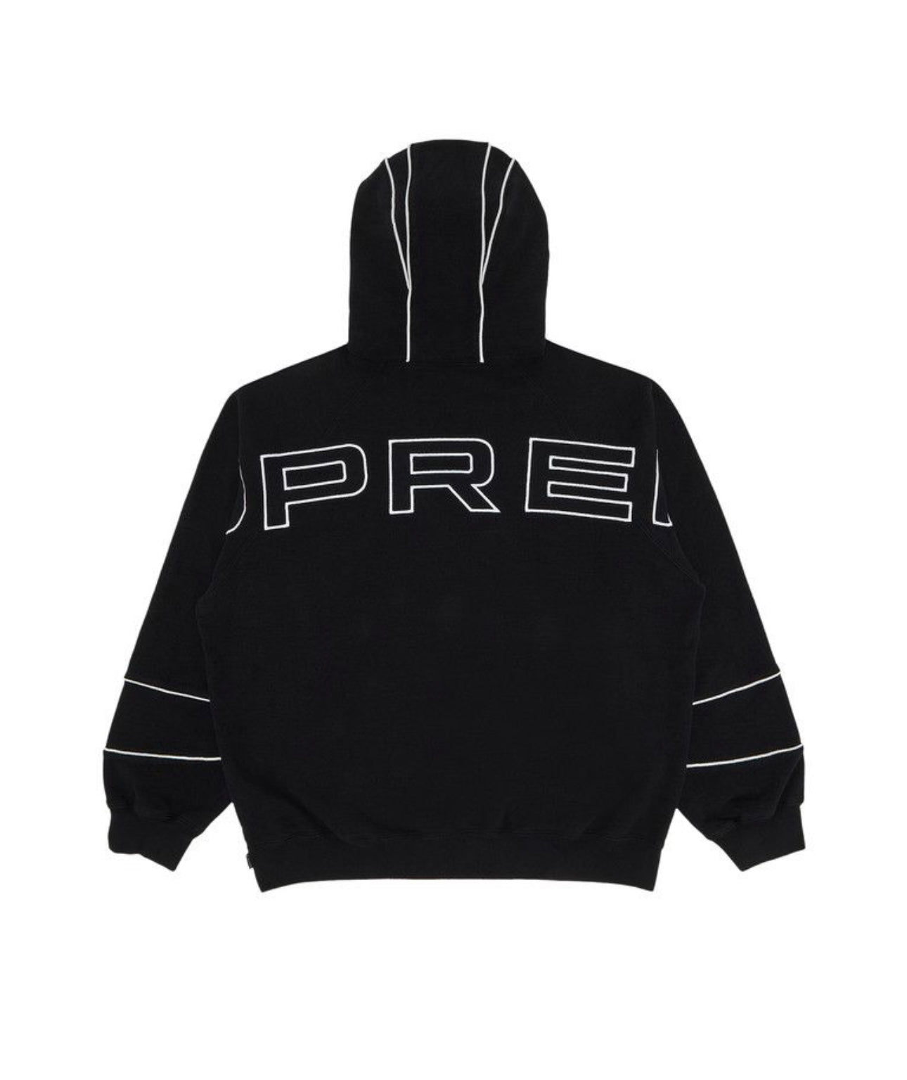 Supreme Paneled Hoodie Black