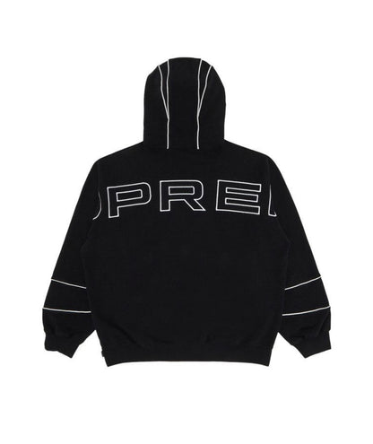 Supreme Paneled Hoodie Black