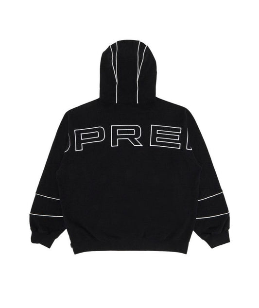 Supreme Paneled Hoodie Black