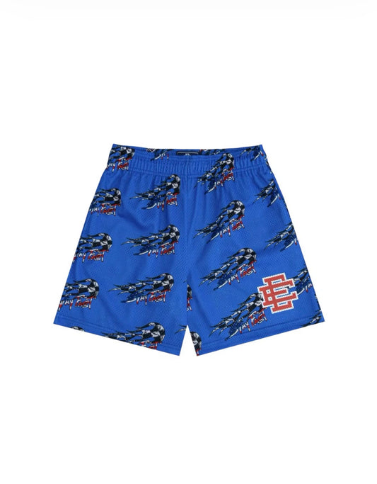 Eric Emanuel x Matty Boy Stay Fast Shorts Blue