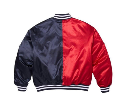 Supreme Champion Satin Varsity Jacket Red/Blue