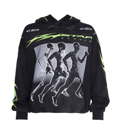 Hellstar P2P Sports Hoodie Black/Green